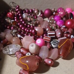 Elegant Pink Beads